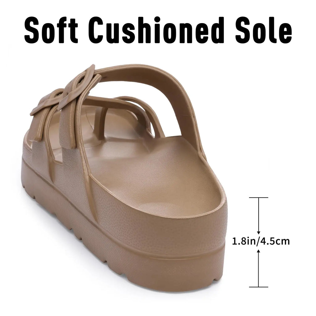Adjustable Sandal With Arch Support