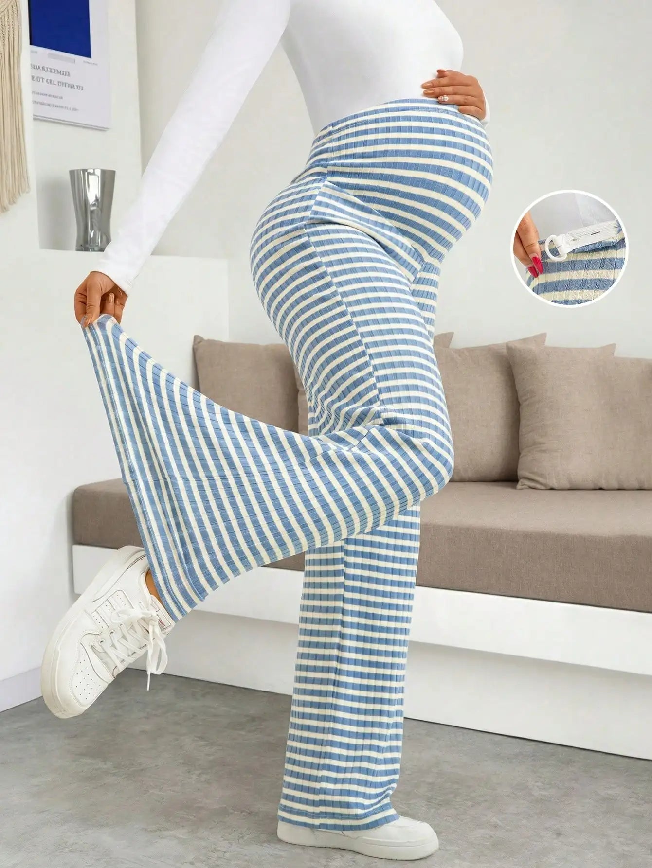 Maternity Ribbed Lounge Pants