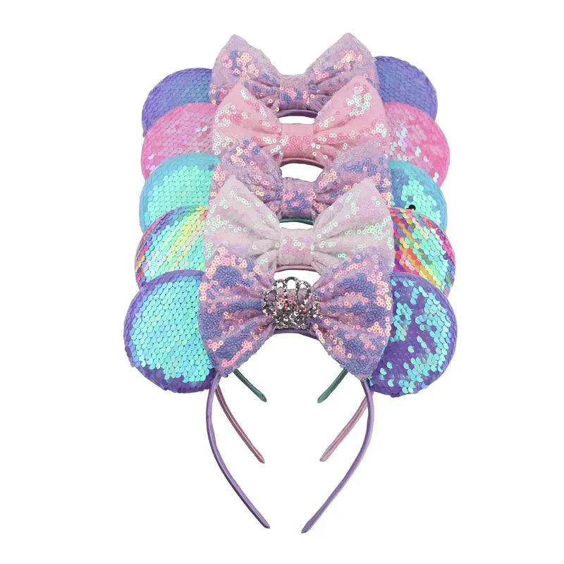 Sparkly Mouse Ears Headband