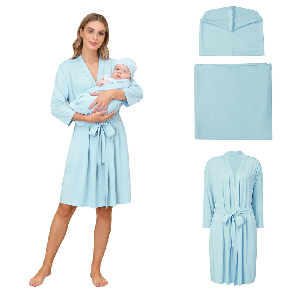 Delivery Robe & Swaddle Set