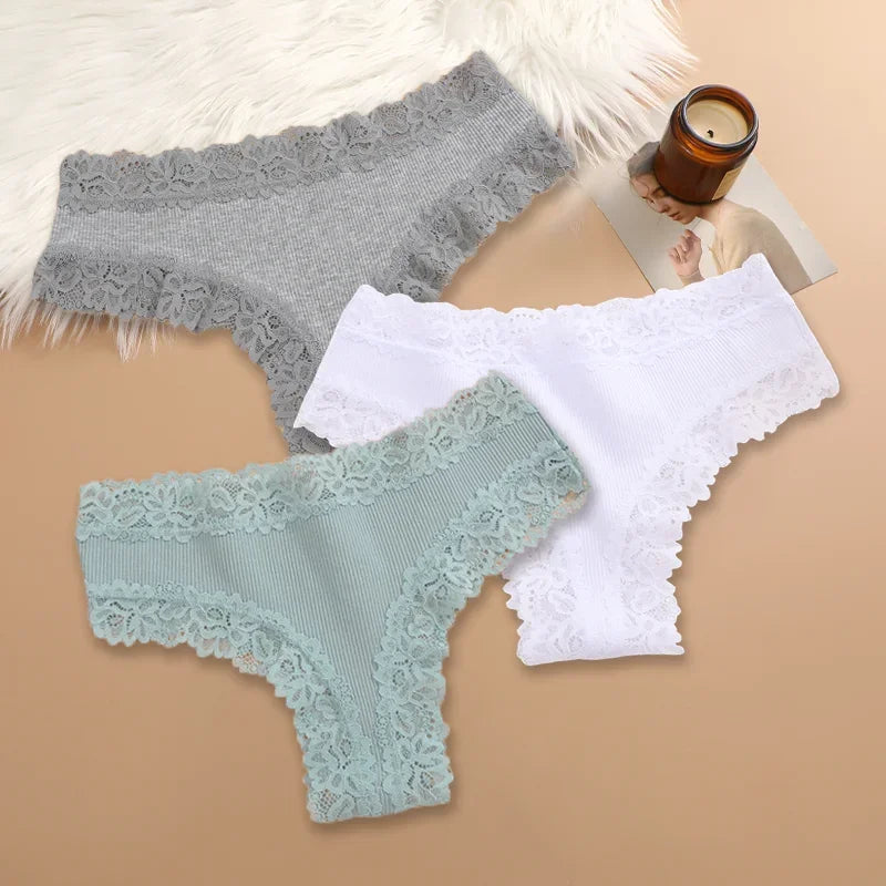 3-Piece Cotton Underwear Set