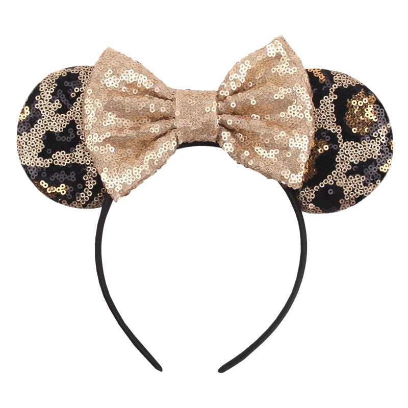 Leopard Mouse Ears Headband