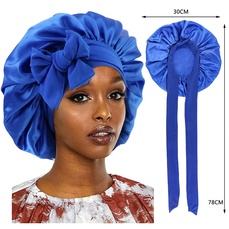 Satin Bonnet-With Tie