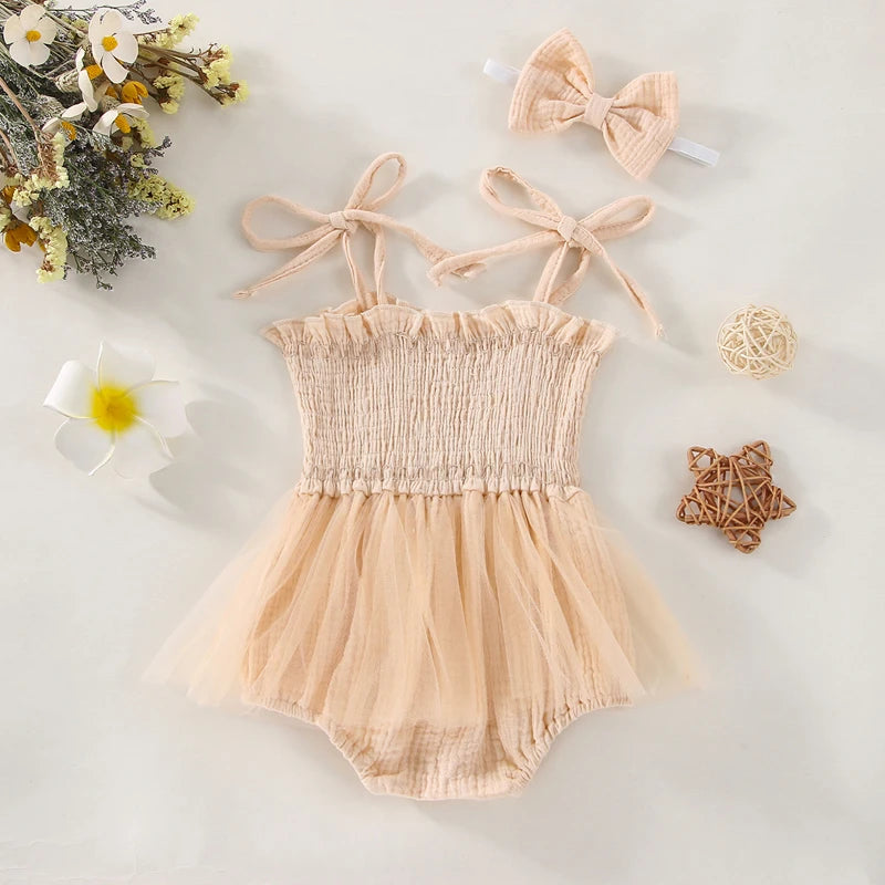 Tut Romper with Headband
