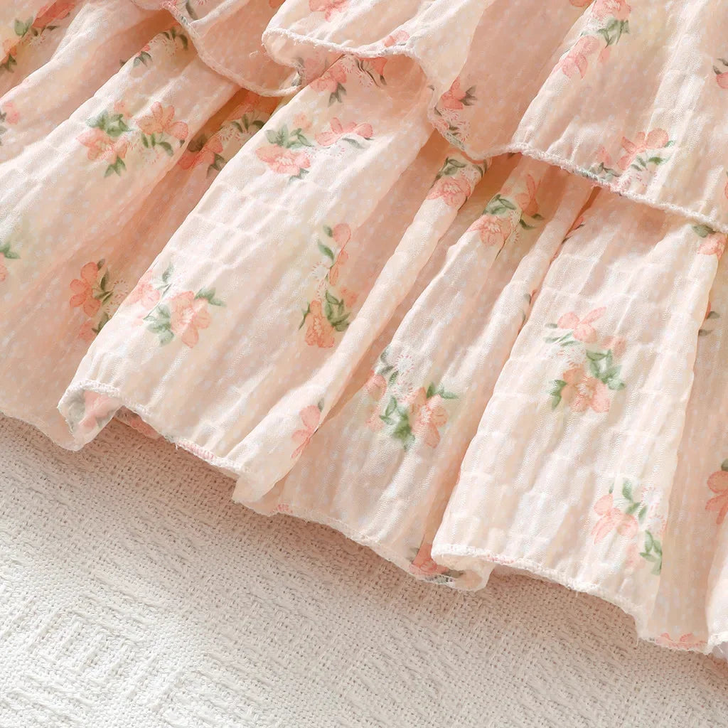 Little Girls Dress With Bow
