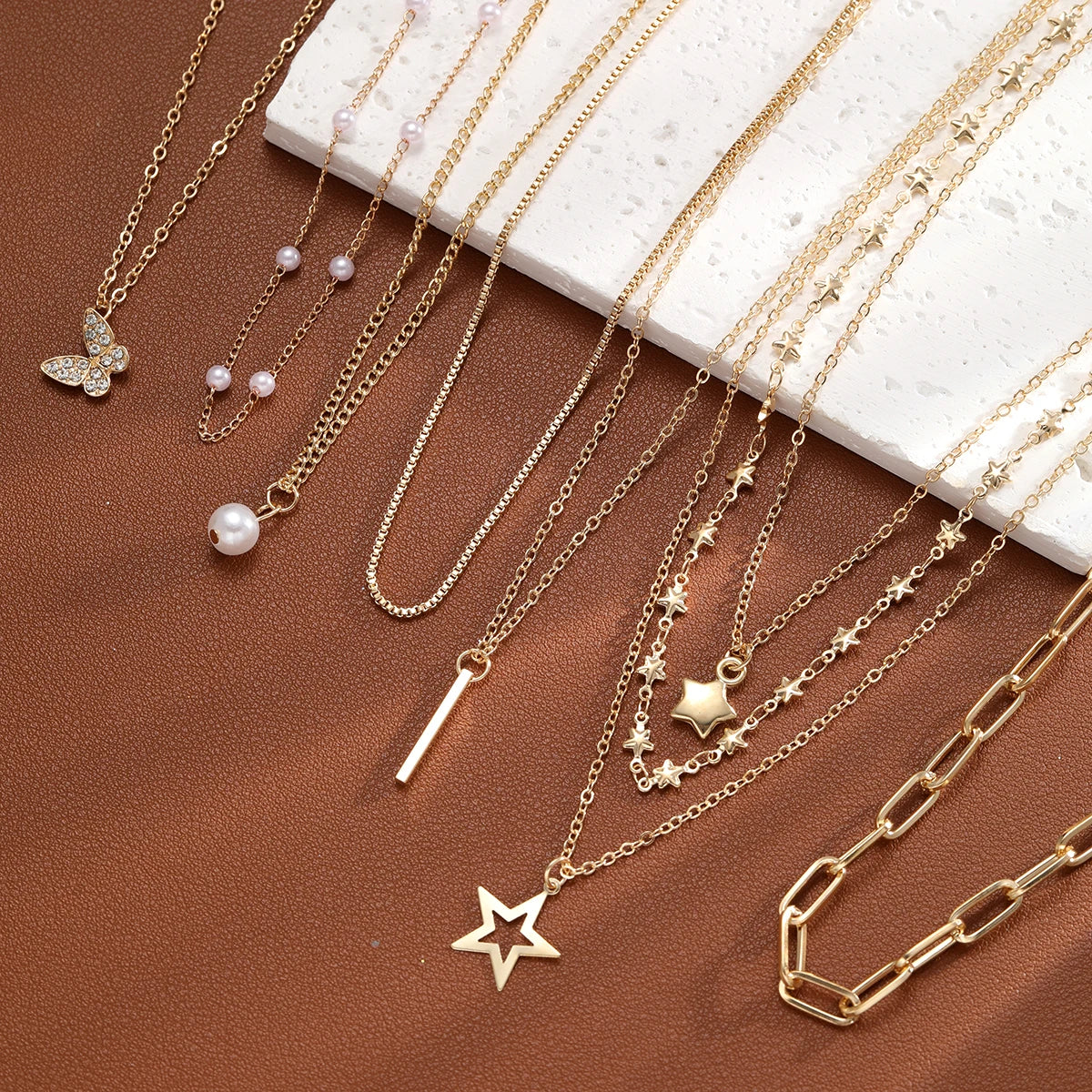 Necklace Set(9Pcs)