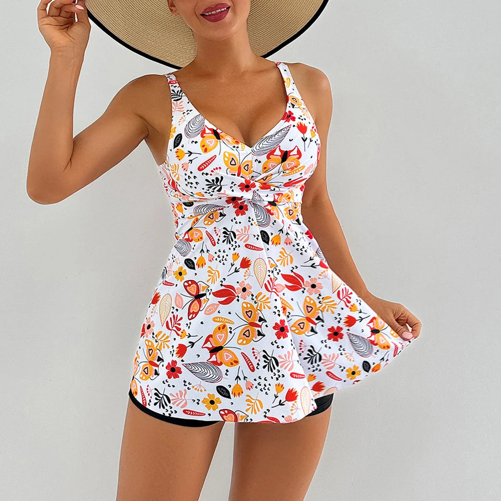 Tankini & High Waist Swim Shorts