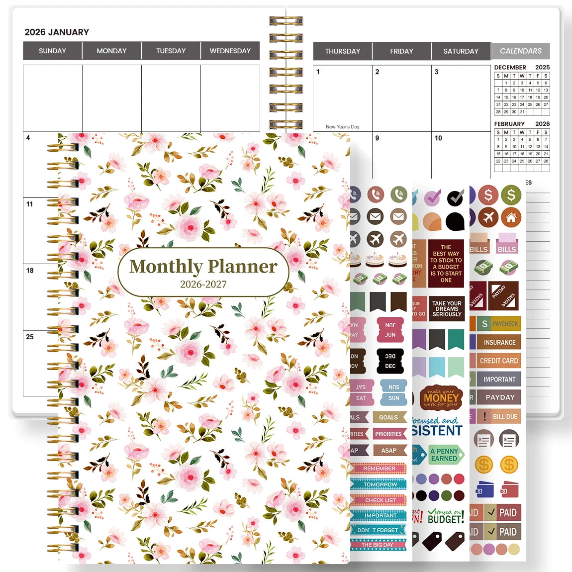 Jan 2026 to Dec 2027 A5 Planner
