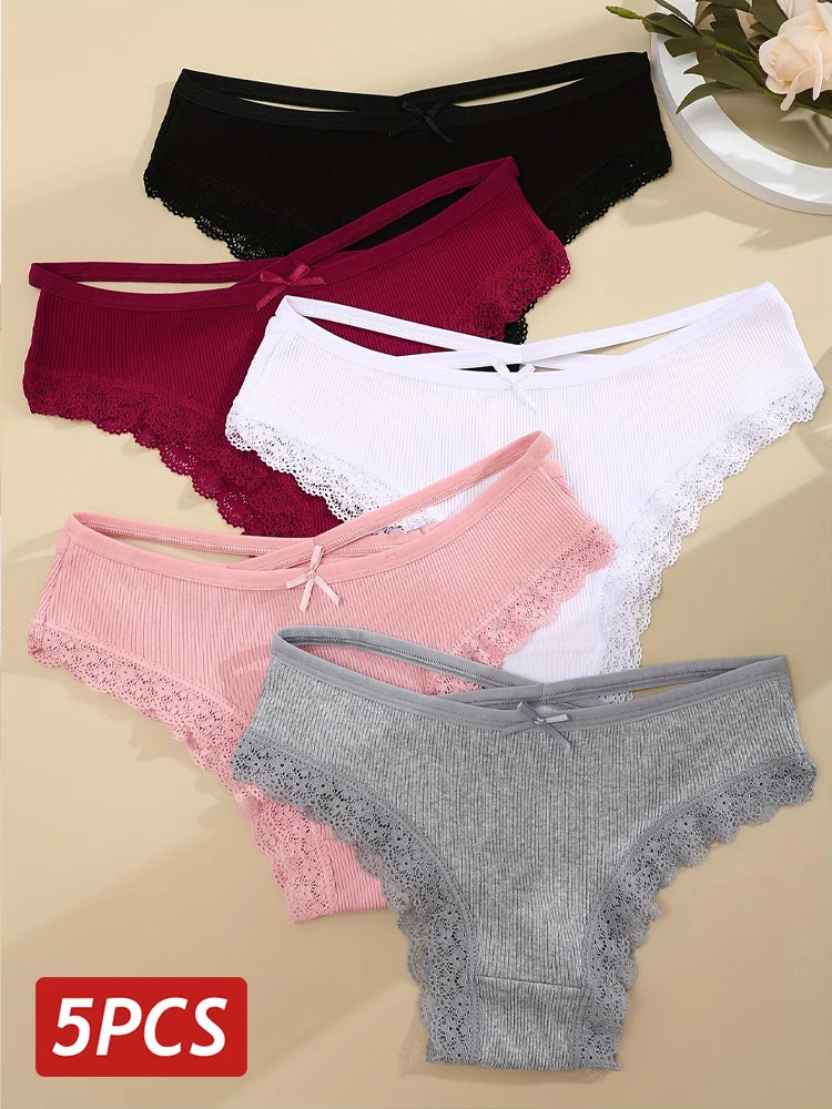 5-Piece Cotton Underwear Set