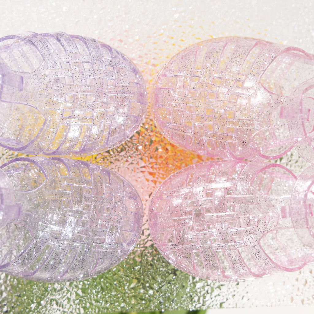 Girls Glitter Jelly Sandals