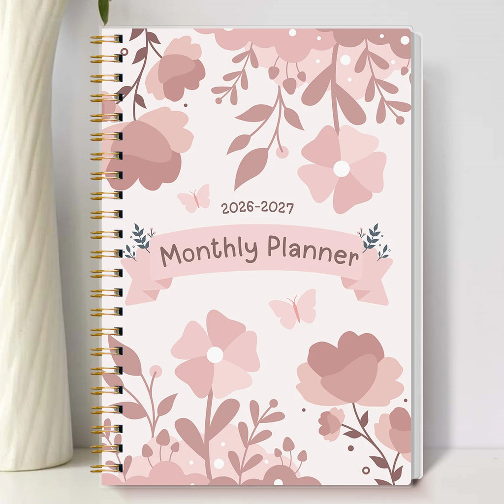 Jan 2026-Dec 2027 A5 Weekly & Monthly Planner