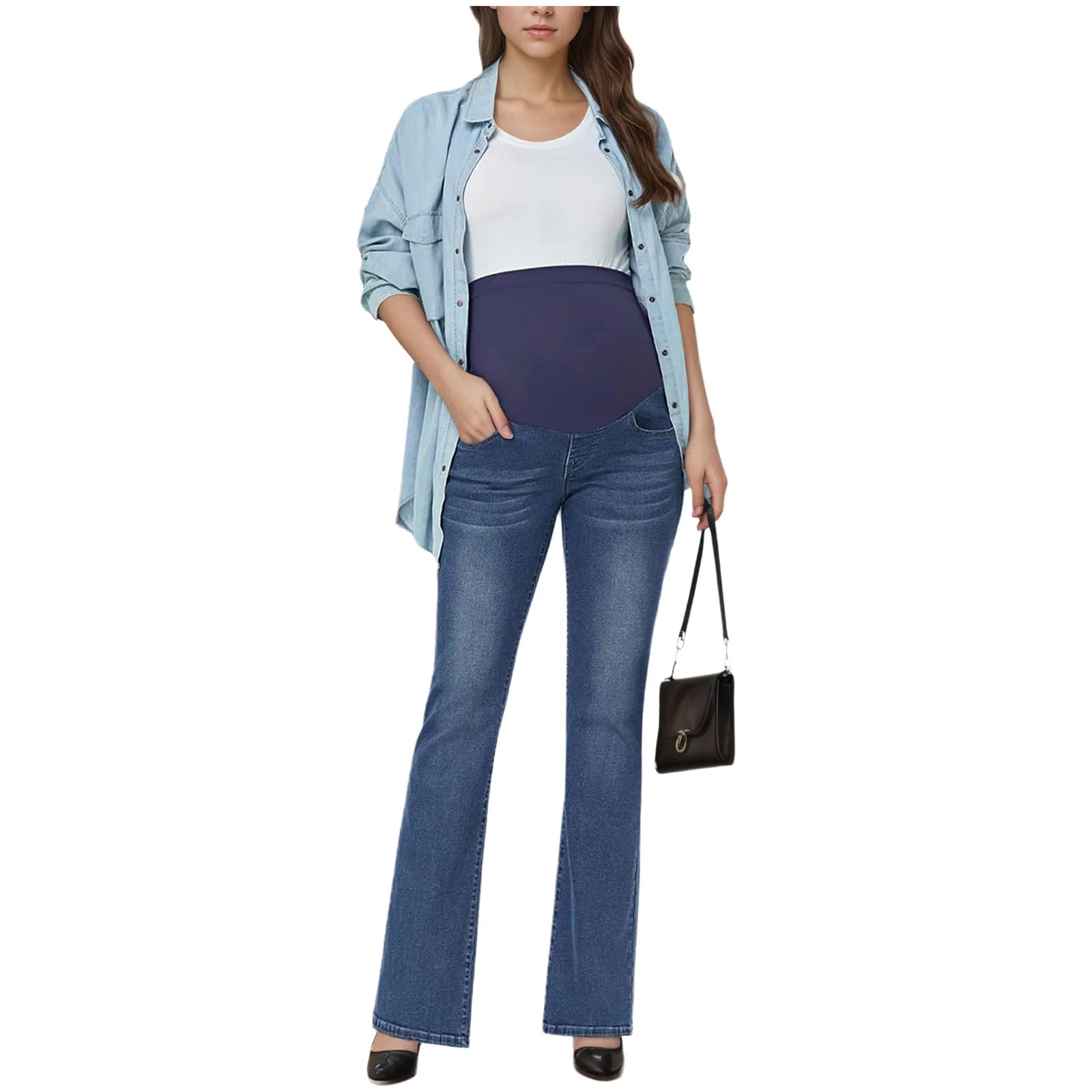 Flared Maternity Jeans