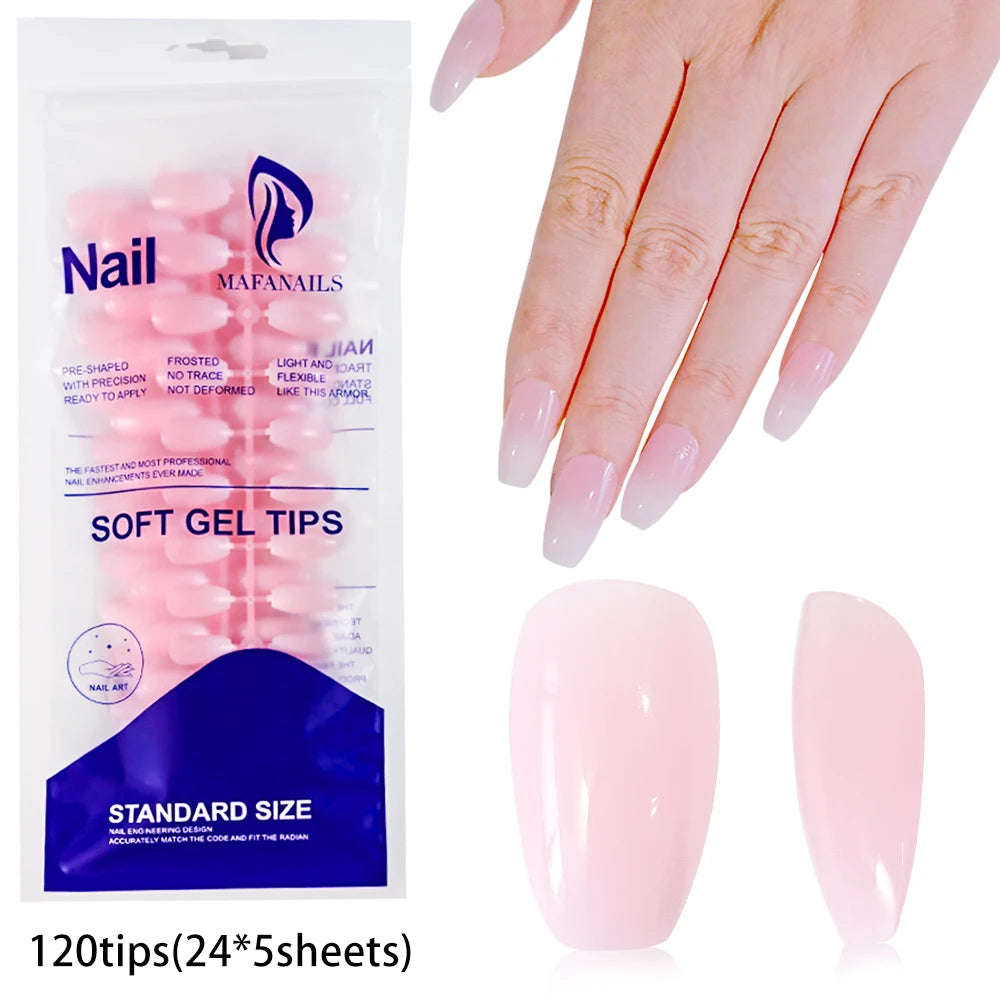 French Tip False Nails(120Pcs/240Pcs)