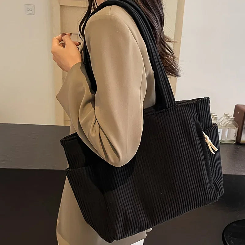 Corduroy Handbag