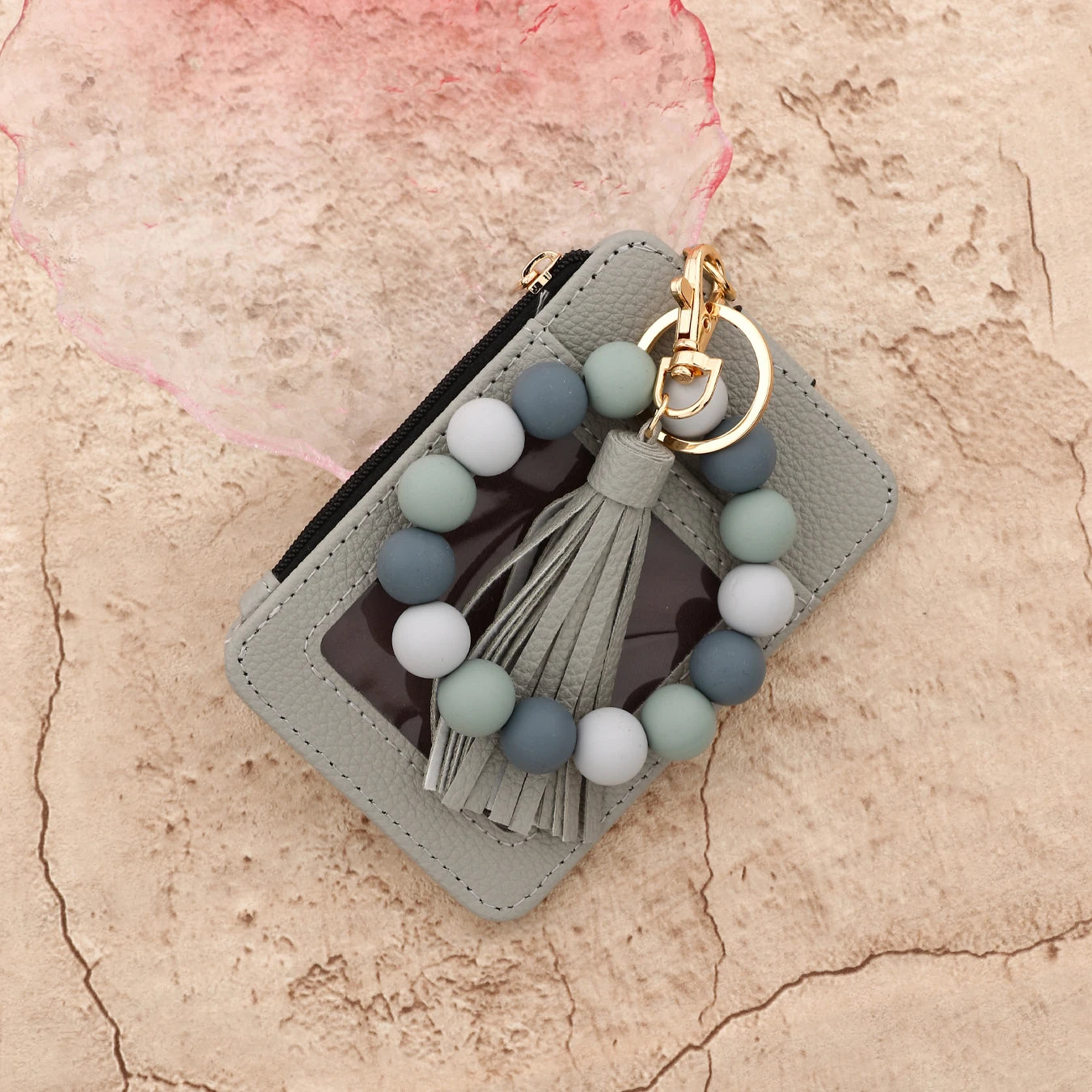 Bead Handled Wristlet