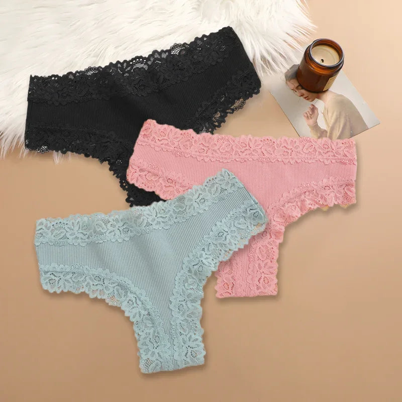 3-Piece Cotton Underwear Set