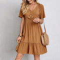 Ruffle Hem Dress