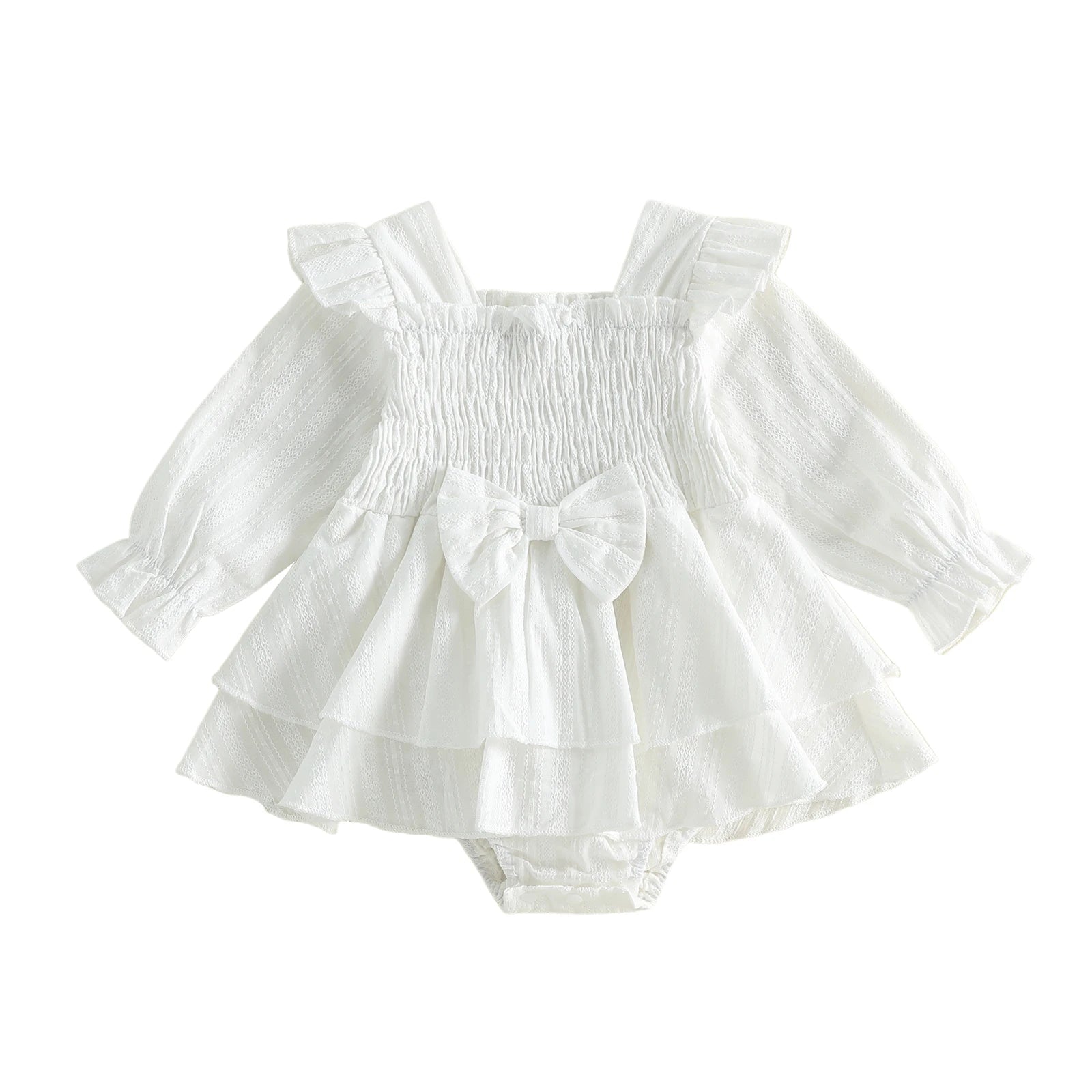 Ruffled Romper Dress