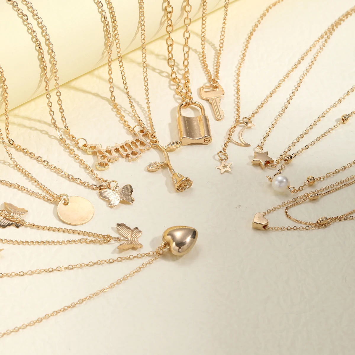 Necklace Set(9Pcs)