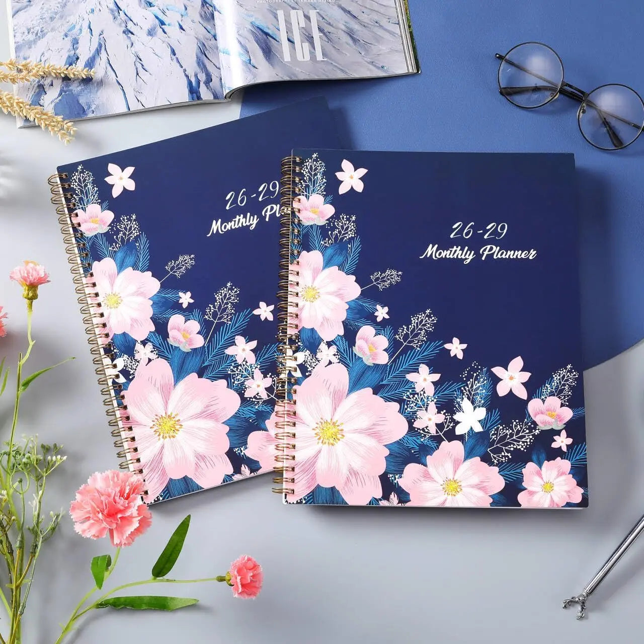 2026-2029 Monthly Planner, 3-Year Calendar with Colorful Tabs and Back Pocket
