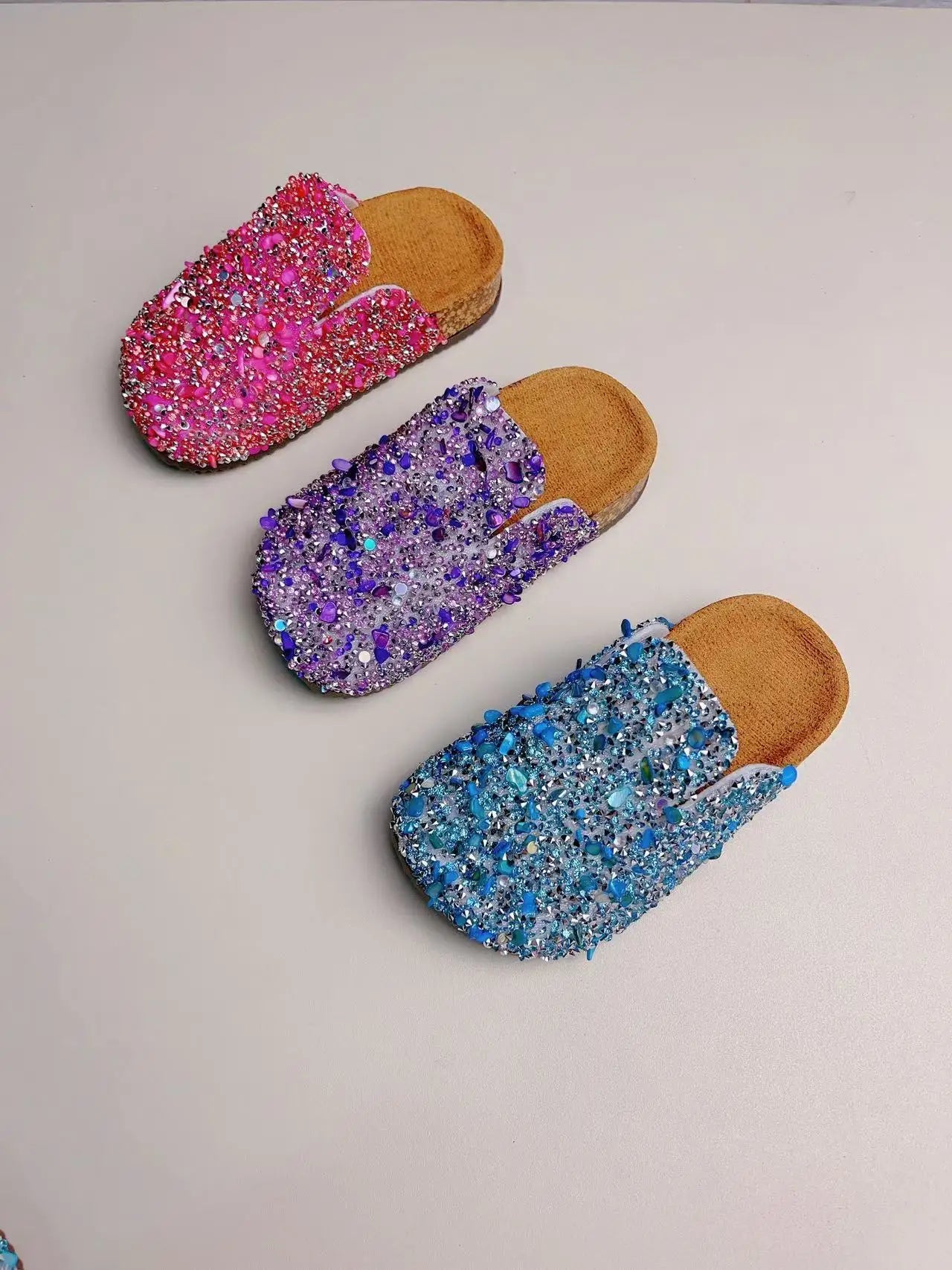 Children's Glitter Loafers