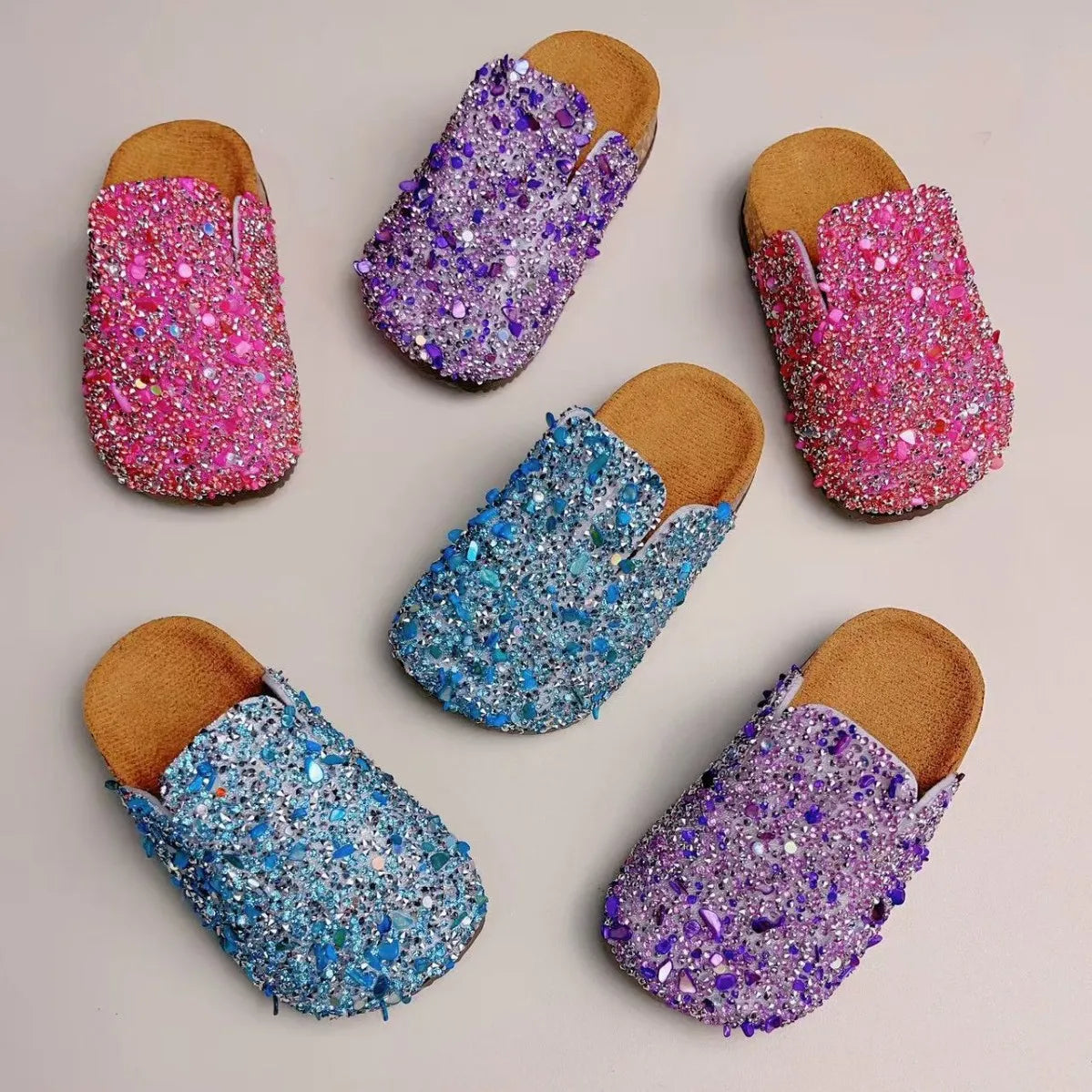 Children's Glitter Loafers
