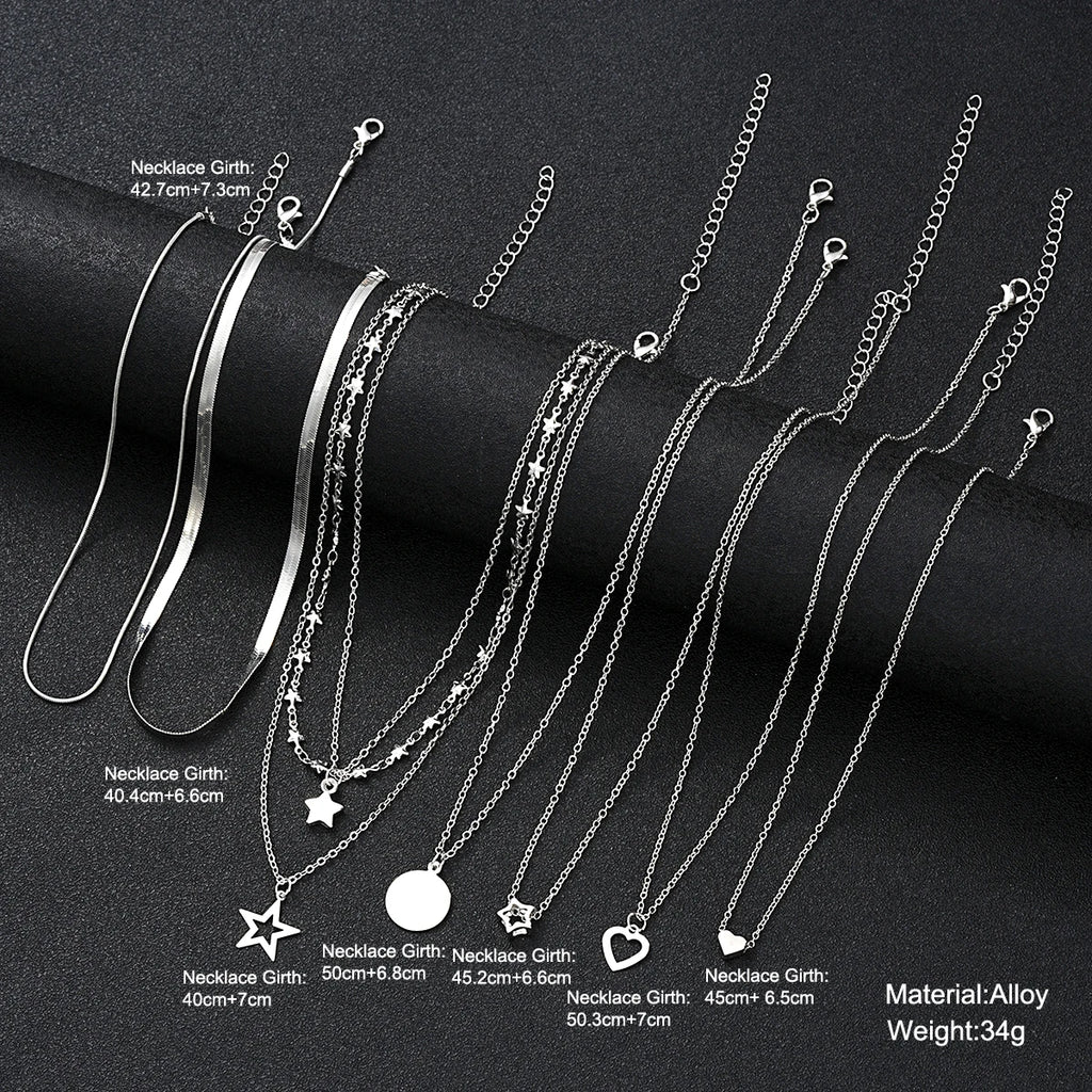 Necklace Set(9Pcs)