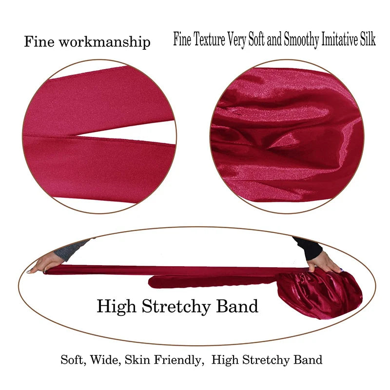 Satin Bonnet-With Tie
