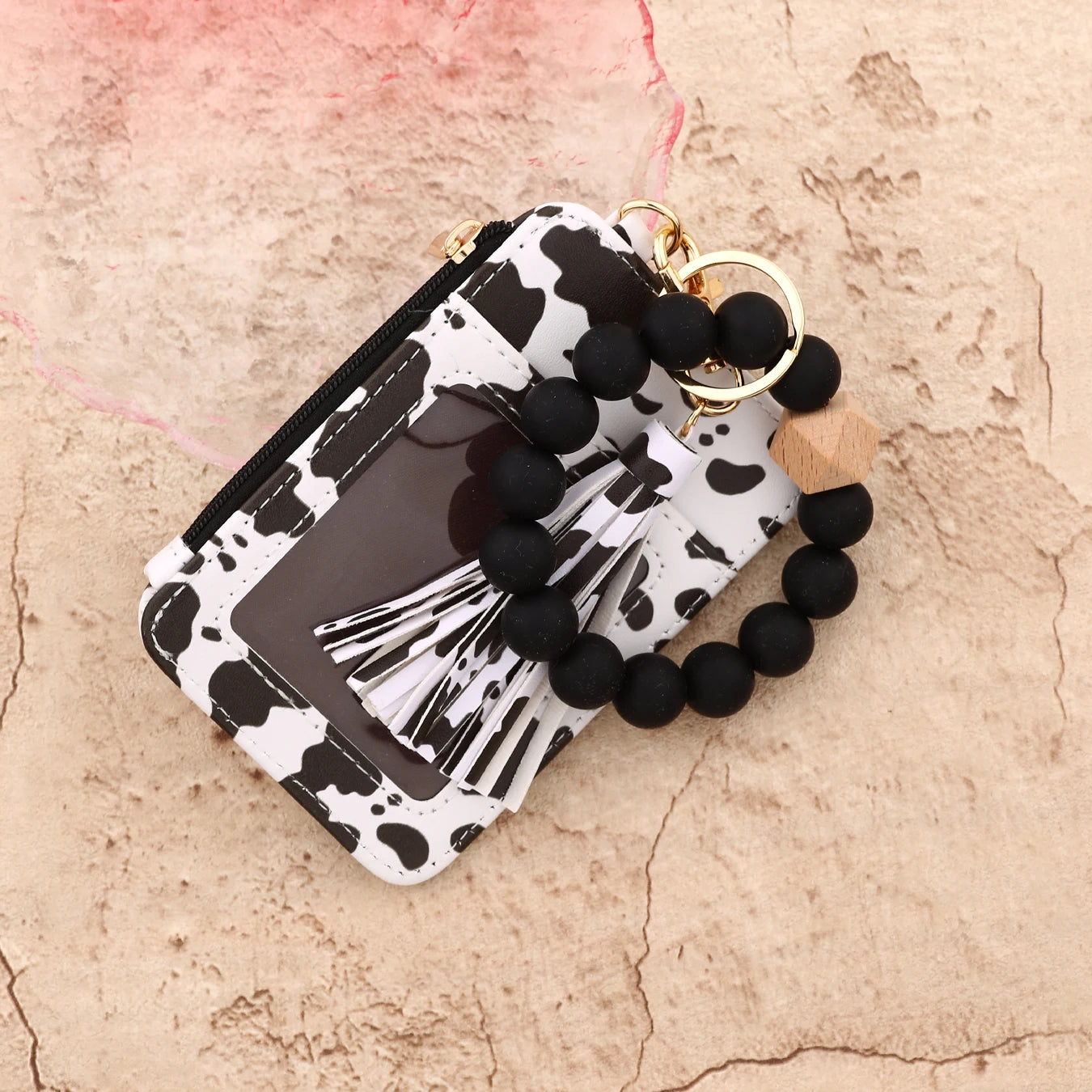 Bead Handled Wristlet