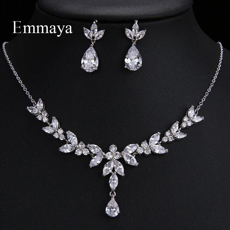 Cubic Zirconia 3Pcs Jewelry Set