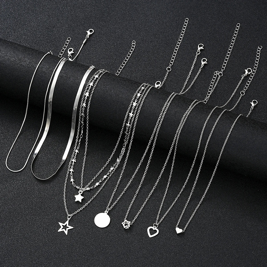 Necklace Set(9Pcs)