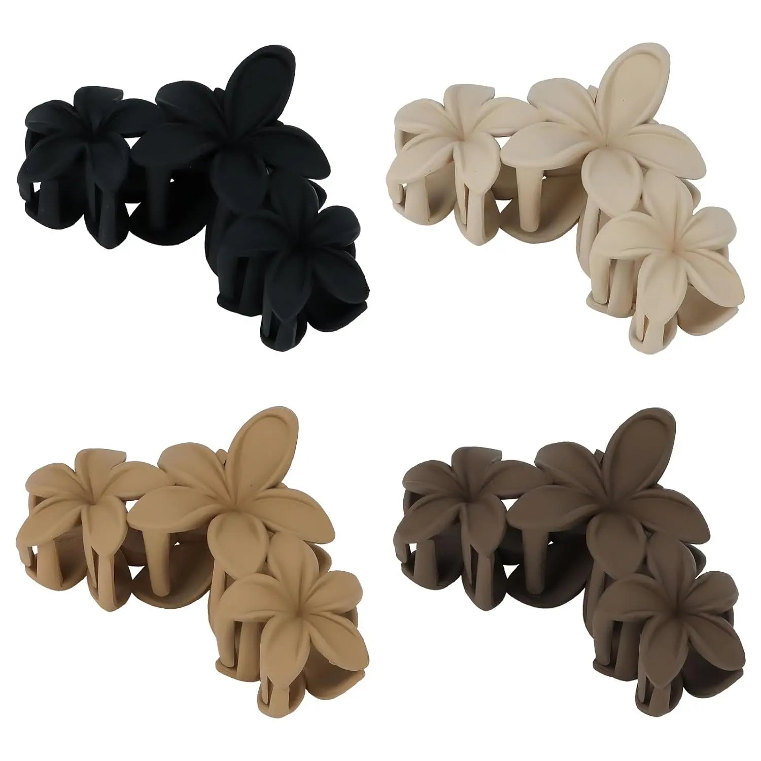 Flower Hair Clip Set(4Pcs)