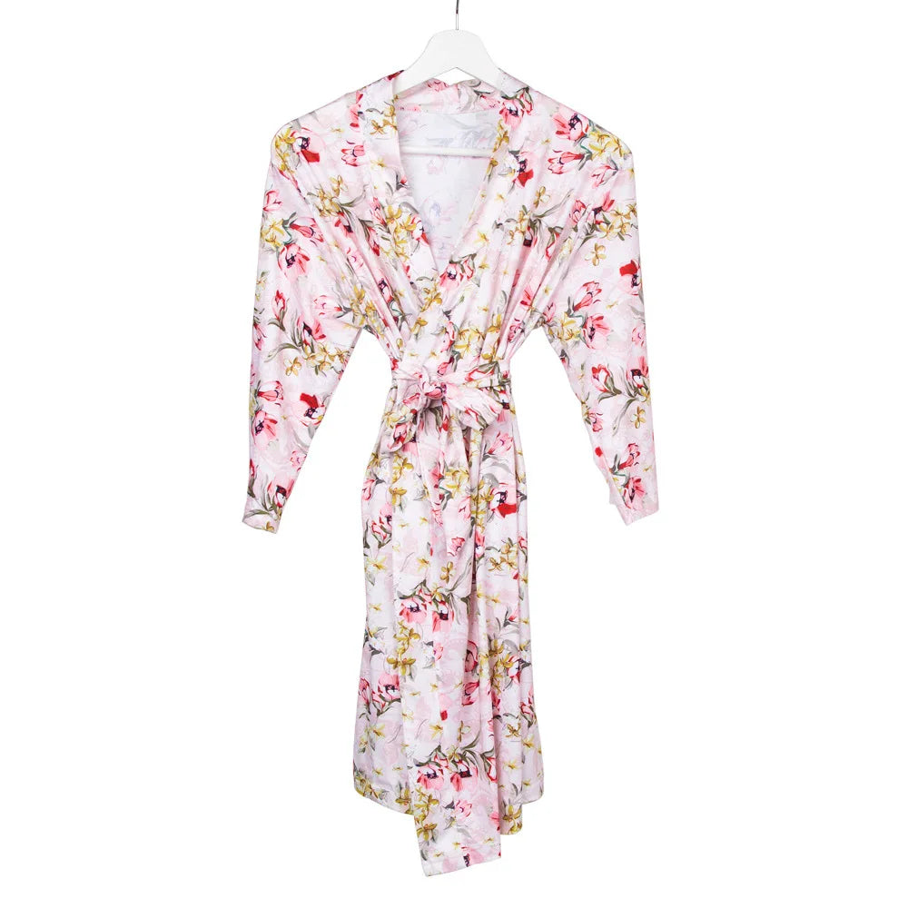 Maternity Robe & Matching Swaddle Set