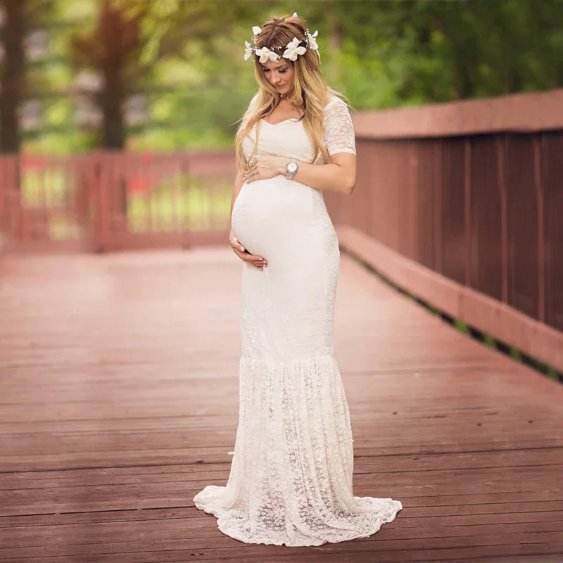 Lace Maternity Dress