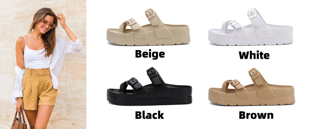 Adjustable Sandal With Arch Support