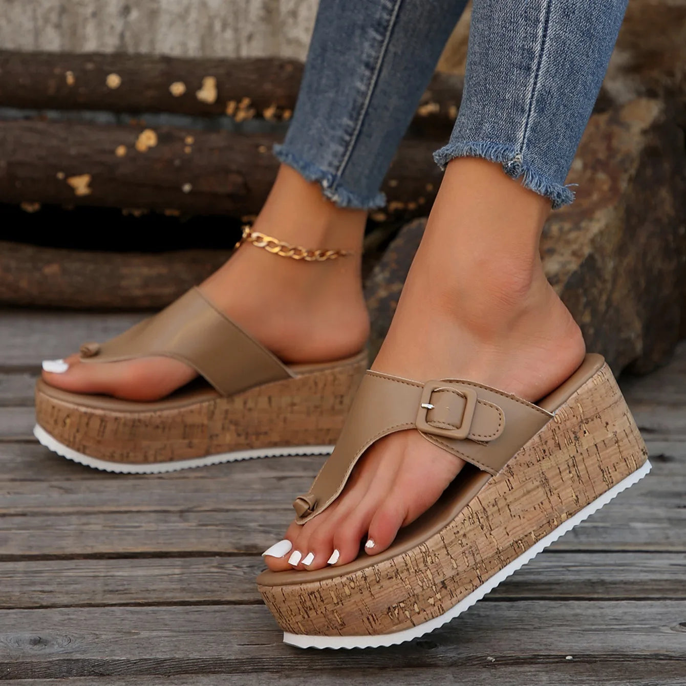 Platform Wedge Sandals