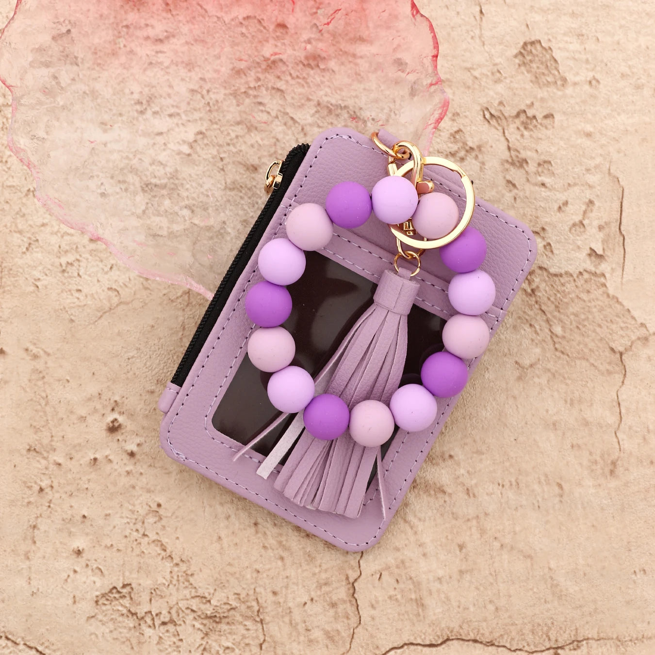 Bead Handled Wristlet