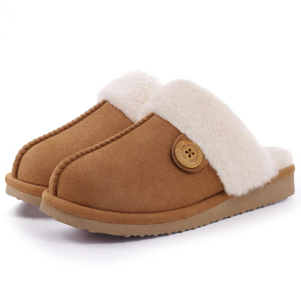 House Slippers with Fur