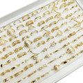 Gold Metal Ring Set(30Pcs)