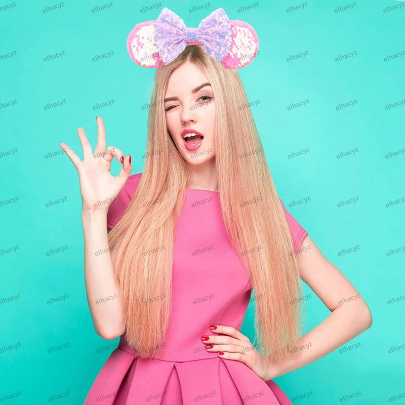 Sparkly Mouse Ears Headband