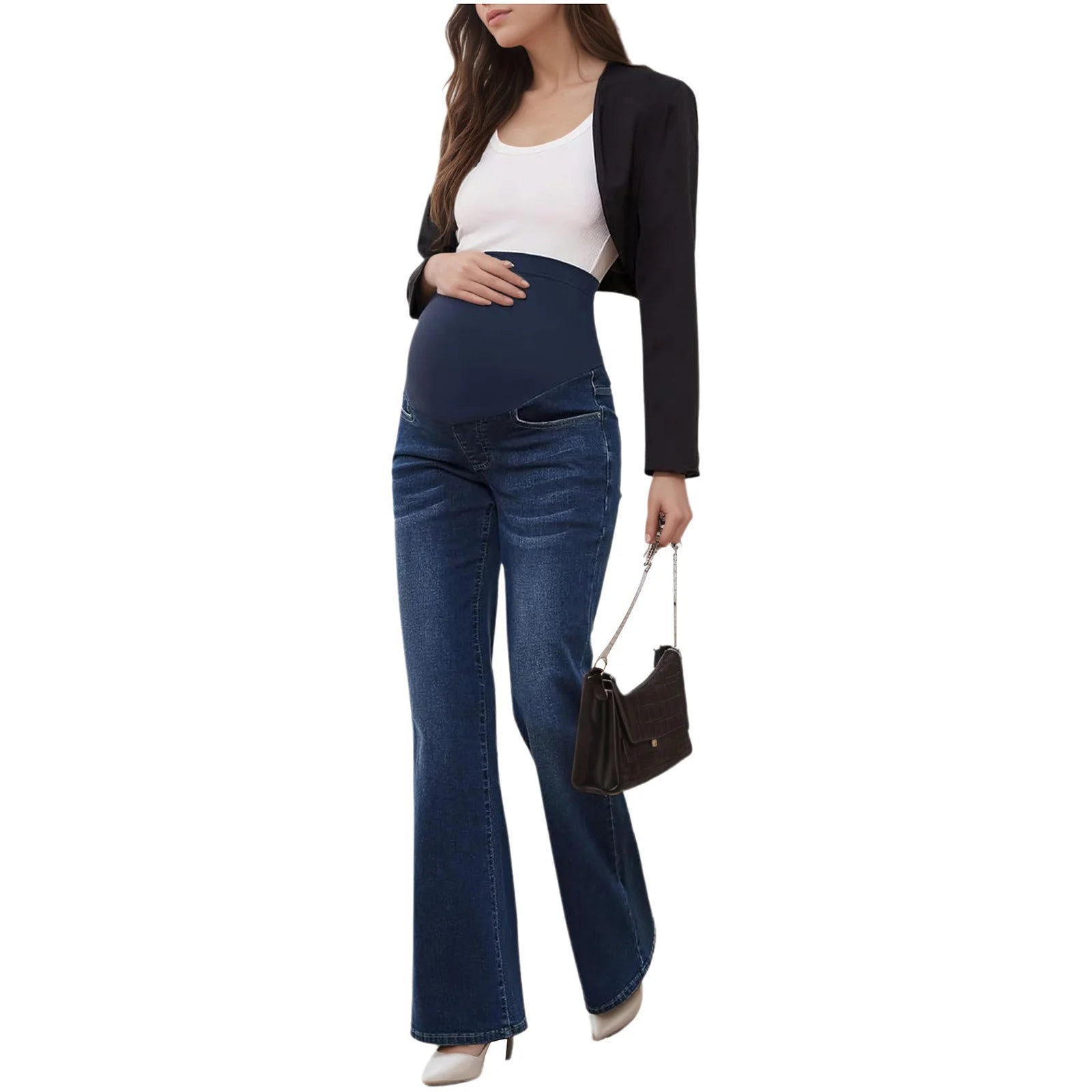 Flared Maternity Jeans