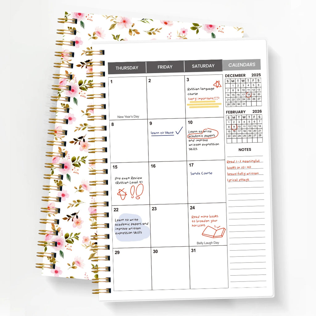 Jan 2026 to Dec 2027 A5 Planner