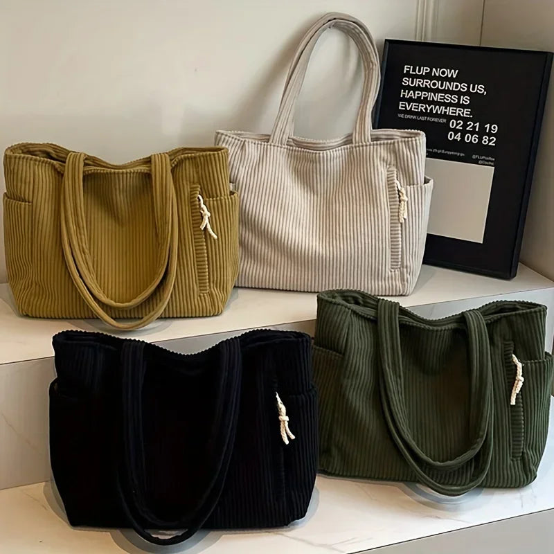 Corduroy Handbag