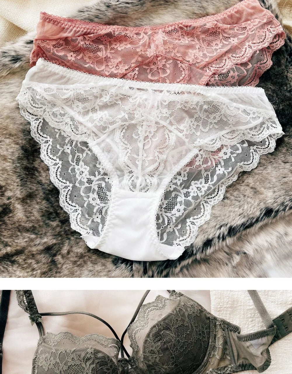 Lace Bra&Panties Set