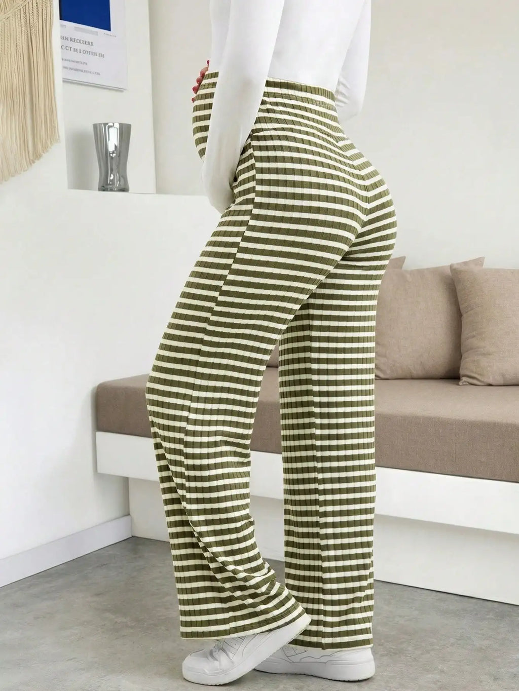 Maternity Ribbed Lounge Pants