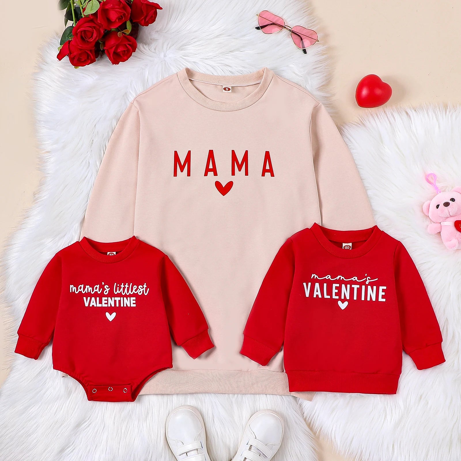Mama&Me Valentine's Sweatshirts