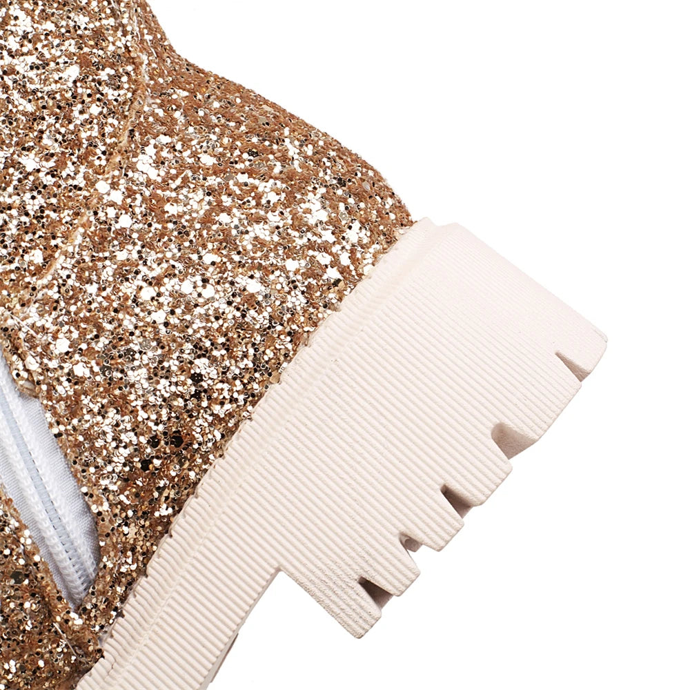 Chelsea Glitter Booties