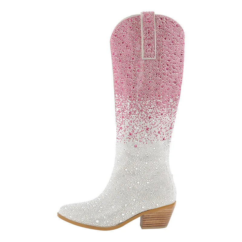 Sparkly Rhinestone Boots