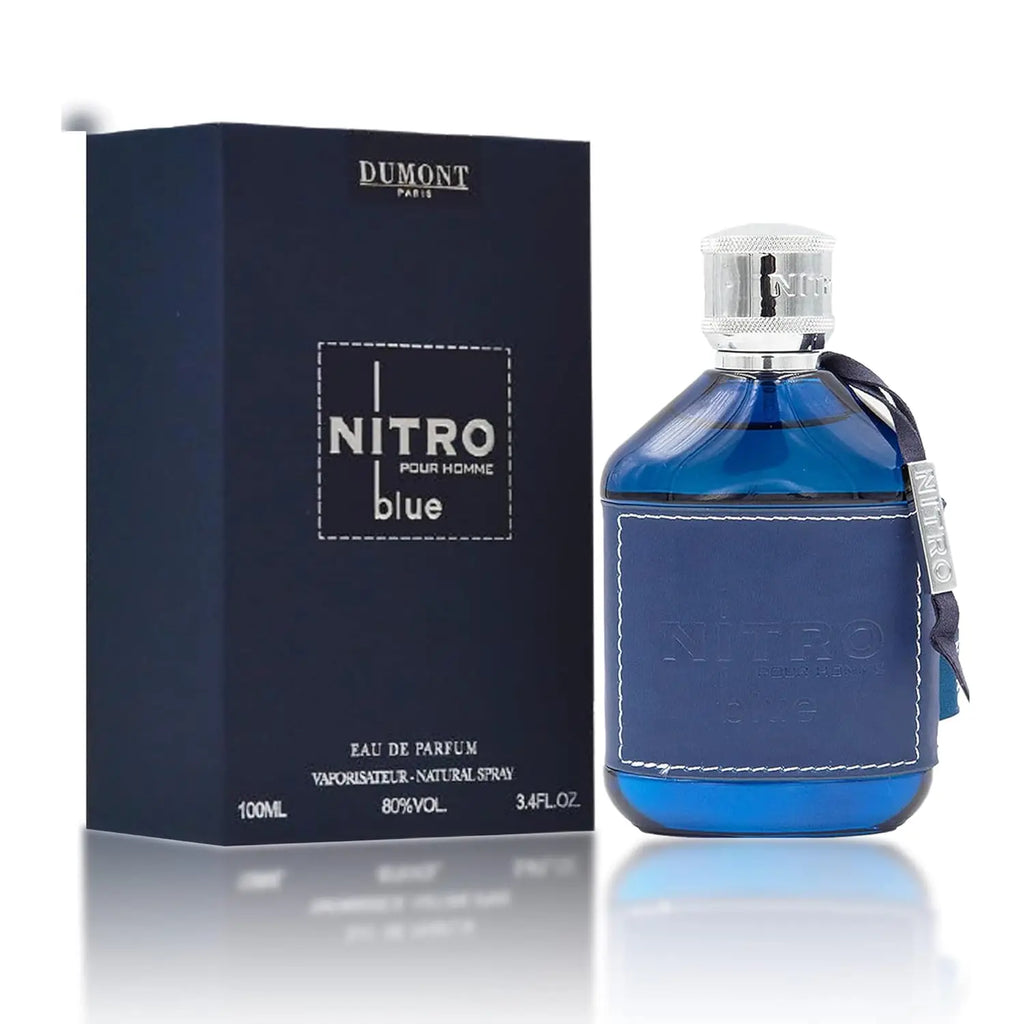 Dumont Nitro Blue Eau De Parfum 3.4oz(100mL)