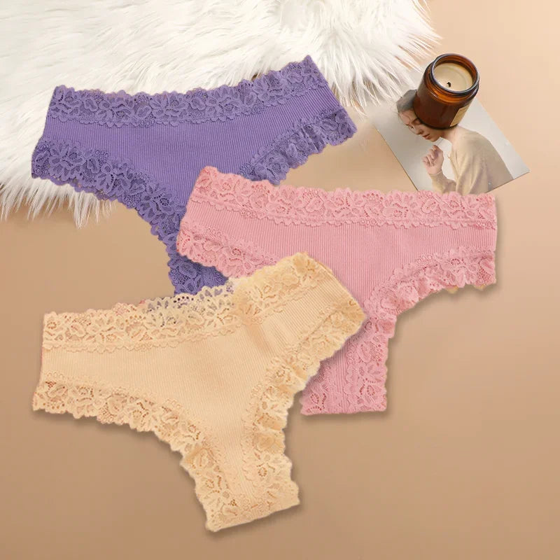 3-Piece Cotton Underwear Set